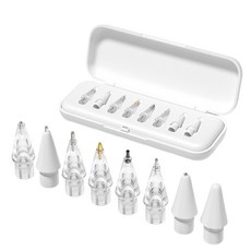 투에이비 애플펜슬 호환 교체용 펜촉 8종 세트, 1세트, 화이트