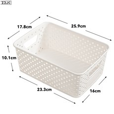 Z3JC 透明桌面收納盒亞克力零食書本積木玩具客廳廚房冰箱收納日常, 1個, 收納筐12個裝【不帶蓋】:如圖