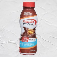 프리미어 프로틴 쉐이크 초콜릿 버터 단백질 30g 설탕 1g 비타민 미네랄 24종 건강 지원 영양소 300m, 1개