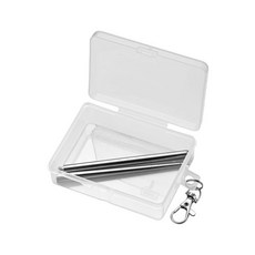 304不銹鋼折疊餐具組 學生上班族戶外旅行便攜勺子叉子筷子, 1個, 【加厚304】筷子 配大盒