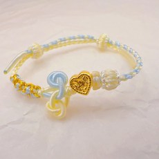 儒家寶寶 純金9999 古錢飛馬 愛心 碎碎冰 編織手繩/手鍊