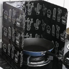 주방 조리 기름 튀김 차단 가스레인지 앞 보호 패널 청소 편리 안전 요리 보조, 1개