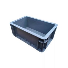 플라스틱박스 농업 이사 물류 이사박스 운반 대형 공장 정리 상자, B. EU 3212 회색, 1개