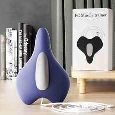 슈퍼인 USB 자동 케겔 운동기구 남여공용 괄약근 내전근 골반저근 코어 운동기, 1개, 파란색