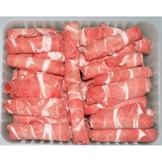 호주산 양 어깨살 샤브 샤부 냉동 1kg 세절 상품, 1개