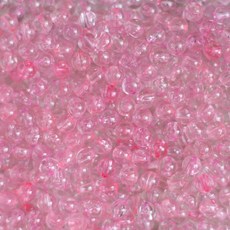오몽스 아크릴 비즈 8mm 공예 부자재 100개, 1개, 반투명-연핑크