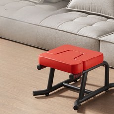 거꾸리 꺼꾸리 물구나무서기 의자 체어 필라테스 보조 요가 운동 기구, 레드