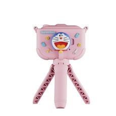 哆啦A夢 Y6相機自拍器 (含支架+掛繩) 全台首賣正版授權, 1個, 粉色款