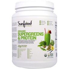 Sunfood 綜合蔬菜&無大豆蛋白粉, 997.9g, 1個