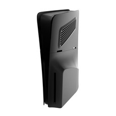 스냅케이스 플스5슬림 교체 커버 쿨링 케이스 디스크 에디션 전용, PS5슬림-블랙, 1개