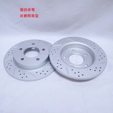 【一百世】FERODO 煞車盤 適用 VOLVO XC60 前煞車盤 後煞車盤, 1個, XC60 09-18年/後面 盤面302,孔線盤