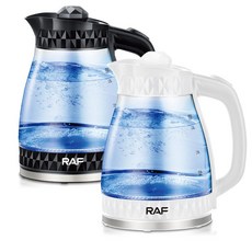 透明玻璃2L電熱水壺 自動大容量多功能過熱保護, R7908:需自備轉接頭