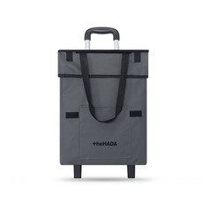 더하다 접이식 패브릭 장바구니 휴대용 캐리어 쇼핑카트, 1개