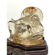 天然金髮晶彌勒佛擺件, 1個