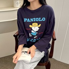 보리맘 카우 찰리 긴팔 순면 수유티 가을 봄 수유복 수유티셔츠 ID841