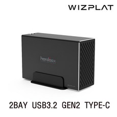 우체국택배 위즈플랫 WIZ-20U31C [4TB] 4TBX1EA USB3.2 외장스토리지, 블랙, 4TB