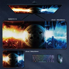 나루토 마우스 패드 애니메이션 게임 2차원 크리 에이 티브 데스크 키보드 맞춤형 만화 도매, 02 800X300X3, 09 NARUTO-15