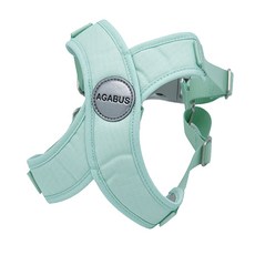 킁킁펫 아가보 강아지 X X형 X자 가슴줄 하네스, 1개, 민트그린