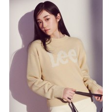 리 LEE [ 착장]빅 트위치 로고 니트 버터