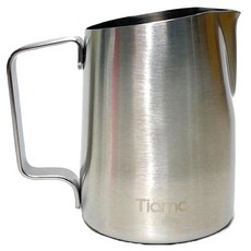 Tiamo 拉花杯 450ml 304不鏽鋼奶鋼, 不鏽鋼-尖嘴, 1個