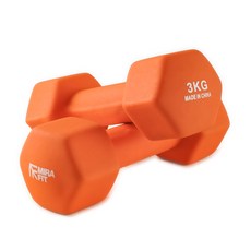 미라핏 6각무광 미용아령 요가 필라테스, 2개, 3kg
