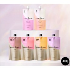 시세이도 큘 디자인 크리에이터 파마약 400ml 신형 셀프펌 볼륨펌, 1제 큘EX(강한곱슬모) + 2제 크림, 1개