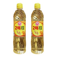오뚜기 2배 양조식초, 900ml, 2개