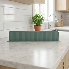 꿈꾸는 리빙 국산 싱크대 물막이 스트레이트 10cm 물 튐 방지 가드 설거지 워터가드, 그린, 1개