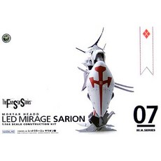 WAVE 1/144 五星物語 FS-102 LED 幻影 MIRAGE SARION 組裝模型，精緻模型，享受組裝樂趣, 1個, 盒微損