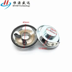 2조각 새로운 방수 스피커 4 옴 8 1/2/3 와트 1W 직경 40mm 확성기, 02 2W 8 ohms 40mm