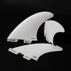Deflow Surf 衝浪板尾舵 Thruster 3 Fins PULSE - 歐洲精品衝浪品牌, Evo / FCS2,M / 浪花白