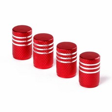 내구성 먼지 커버 밸브 캡 오토바이 슈레이더 자동차 타이어 스템, 2. red-4pcs-set, 1개