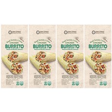 남향푸드 또띠아 브리또 바질토마토크림치킨 125g x 4개 냉동