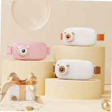 찜질기 복부 온열 무선복부안마기 허리 무선 보호 마사지기 진동 벨트 59000EA 1EA, 핑크