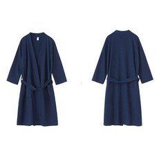 華夫格睡袍 男士浴衣 吸水速乾 薄款加長居家睡衣 飯店浴袍