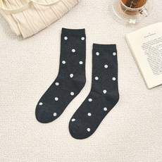 [모던하우스] 잇츠삭스 도트 양말 차콜화이트 319802