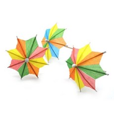 칵테일 장식 비치파라솔 우산요지 파르페우산 파라솔이쑤시개