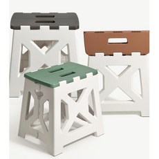 차량용 플라스틱 트렁크보관 납짝폴딩의자 캠핑의자 간이의자 낮은캠핑의자 서브의자 솔캠, 아스닉폴딩의자(소)브라운