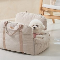 레드퍼피 강아지카시트 홀푸스 카시트 베이지 애견 반려견 차량용카시트, 본품, 본품, 1개