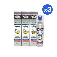 [호주영양제직구+무료배송]LHC 애니타임 프로폴리스 스프레이 (25ml x 3입), 75ml, 3세트