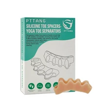 PTTANG 矽膠腳趾分離器 瑜珈腳趾分隔器 舒適減壓 輕巧便攜