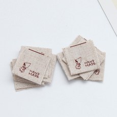 쏘잉스 130개 린넨끼움라벨 모자소녀