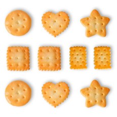 ECLATIS 10팩 사랑스러운 만화 쿠키 냉장고 자석 - 5가지 귀여운 비스킷 모양 사진 메모 및 메뉴 디스플레이를 위한 달콤한 디저트 장식 냉장고 사물함 화이트보드