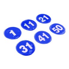 실비아몰 원형 62mm 에폭시 번호판 블루 1-50 현관호수, 14
