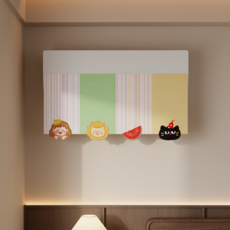 직바람 차단 필수템 에어컨 바람막이+ 벨크로 세트, 1개, 패턴2