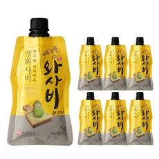 자연에서 갈아만든 생와사비 70% 75g, 7개