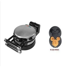 MONI 다기능 와플 메이커 양면 가열 에그 아침 조식 기계, 308 쥐 캐릭터, 기본 색상