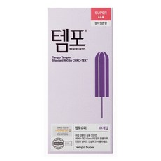 동아제약 템포 탐폰, 슈퍼 플러스, 10개입, 2개