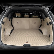 아이빌 슈퍼핏 쏘렌토 4세대 MQ4 풀세트 트렁크매트 등받이+트렁크+사이드+트렁크도어, 새들브라운, 7인승(스피커무/LED유)