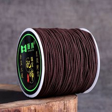 비탄성 염주끈 밴딩 불교용품 염주 염주줄 염주만들기, B. 커피색 1.0mm약 20m 코어 스펀 탄성사